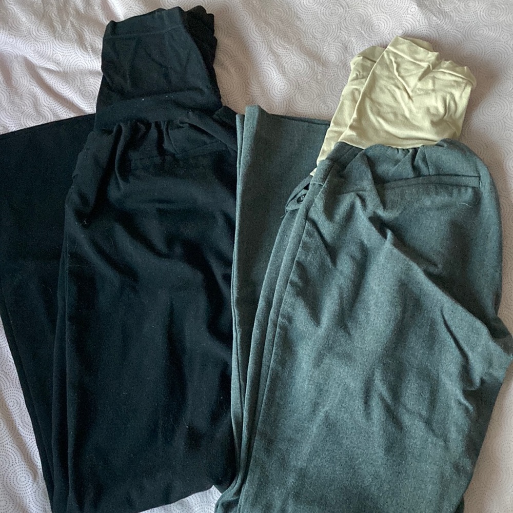 Two Motherhood Maternity work pants